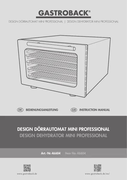 Gastroback Design Mini Professional 46604