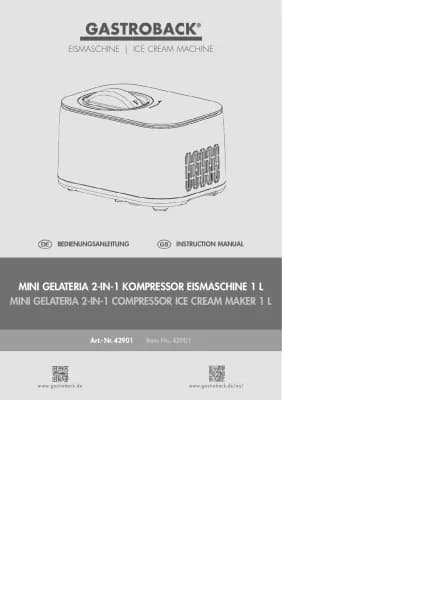 Gastroback Mini Gelateria 42901