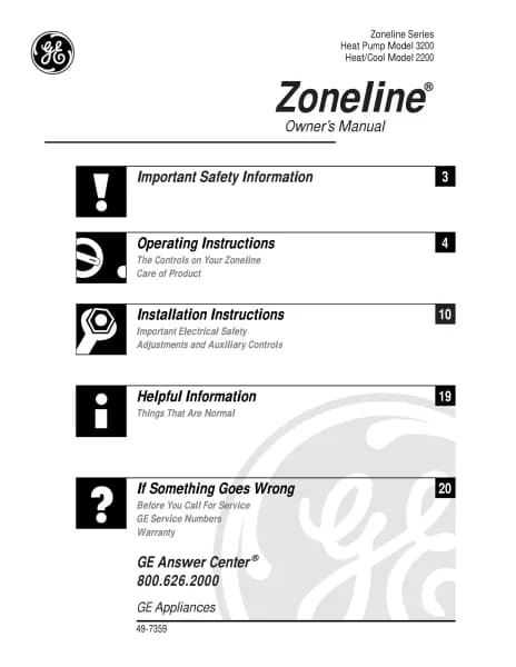 GE AZ22E15E3B