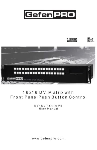 Gefen GEF-DVI-16416-PB