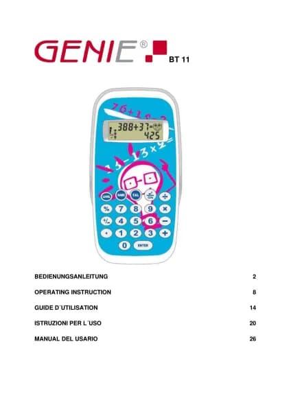 Genie BT 11
