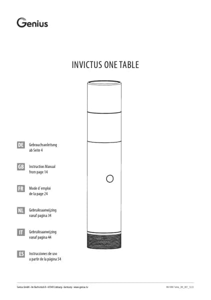 Genius Invictus One 2.0