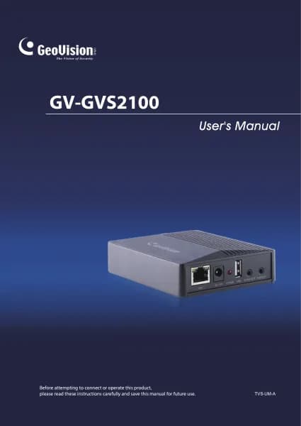GeoVision GV-GVS2100