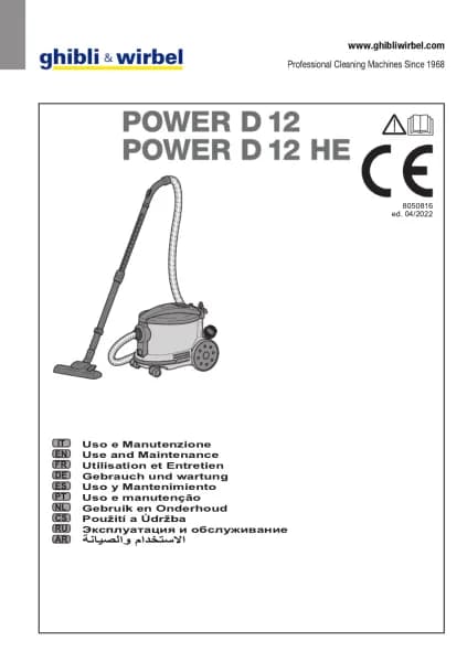 Ghibli & Wirbel Power D 12