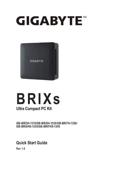 Gigabyte BRIX GB-BRi3H-1315