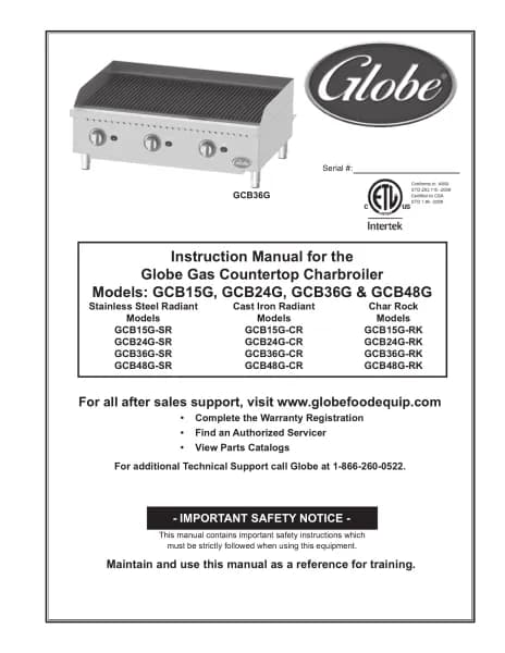 Globe GCB48G