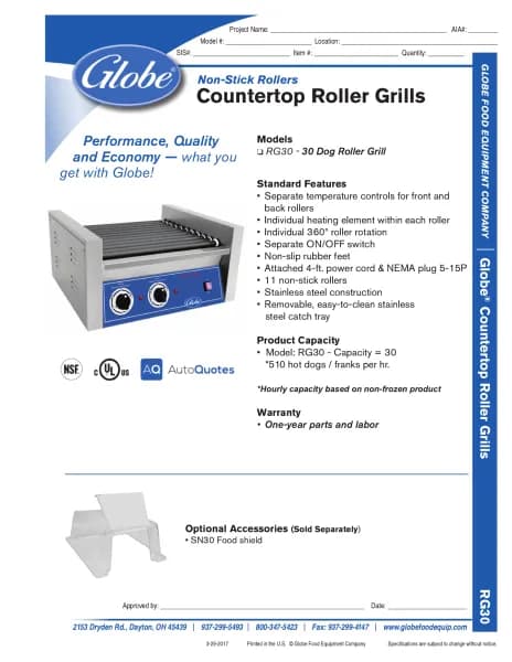 Globe RG30
