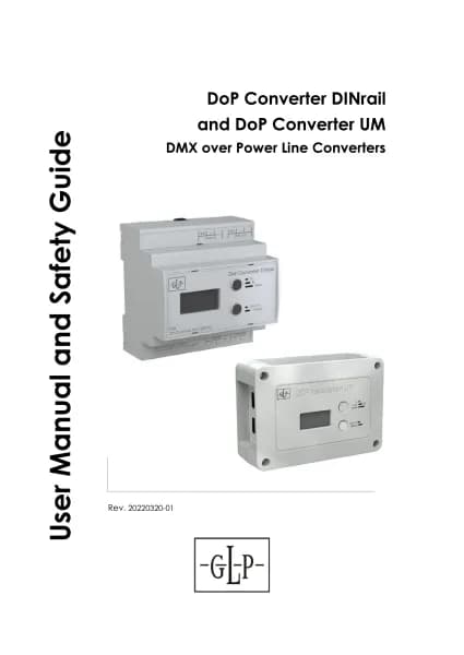 GLP DoP Converter DINrail