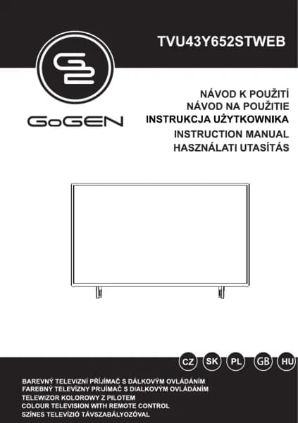 GoGEN TVU43Y652STWEB