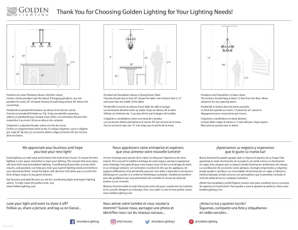 Golden Lighting Mirabella 7644-2W