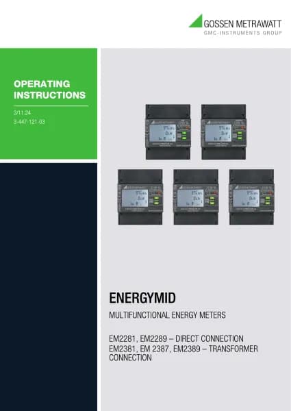 Gossen Metrawatt ENERGYMID U2289