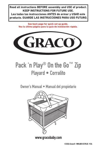 Graco Pack 'n Play On The Go Zip