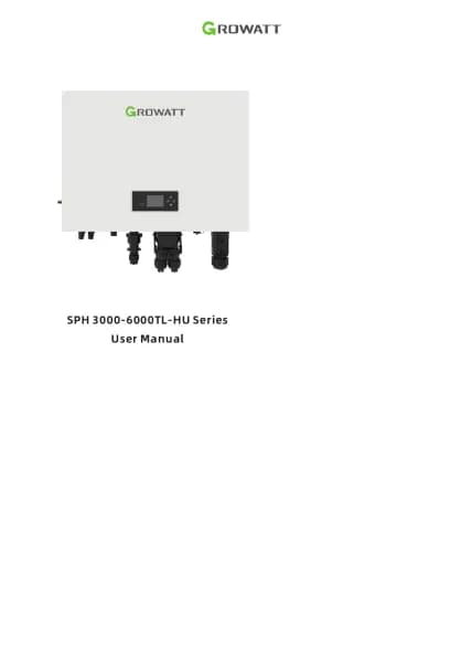 Growatt SPH3000-6000TL-HU