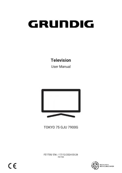 Grundig TOKYO 75 GJU 7900G