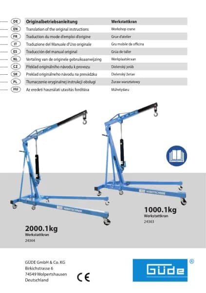 Gude 1000.1 kg