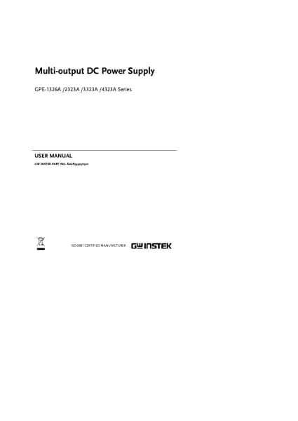 GW Instek GPE-4323A
