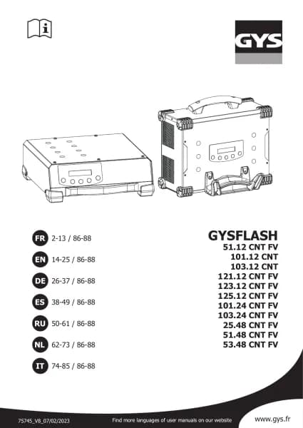 Gys flash 25.48 CNT FV