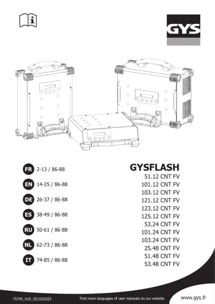 Gys flash 53.24 CNT FV