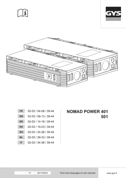 Gys Nomad Power 501