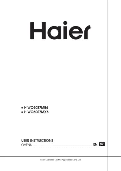 Haier HWO60S7MB6