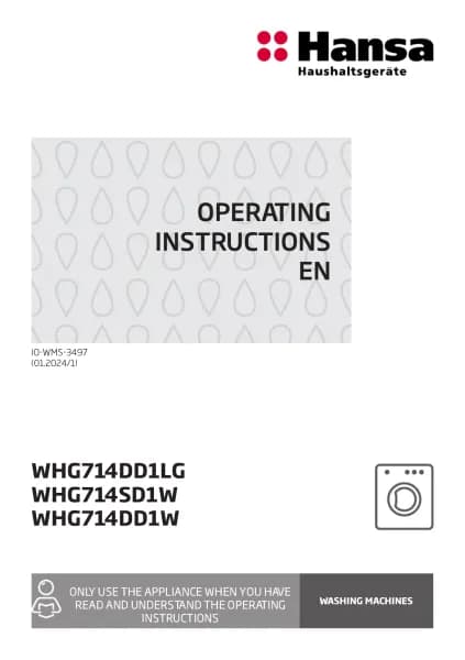 Hansa WHG714SD1W