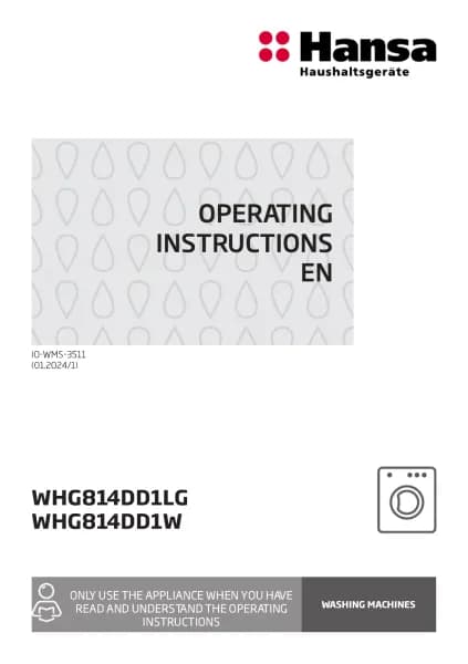 Hansa WHG814DD1LG