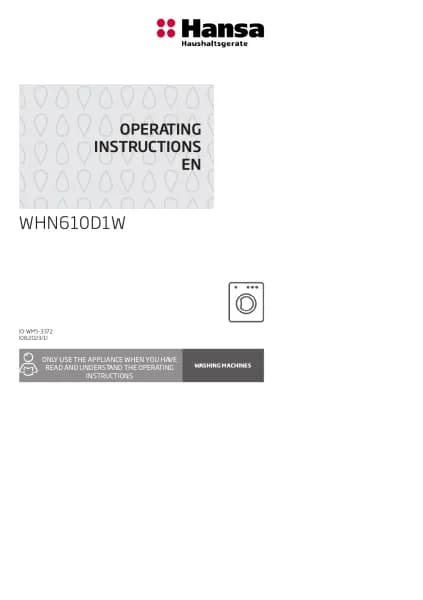 Hansa WHN610D1W