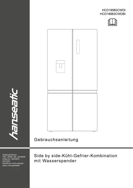 Hanseatic HCD18983CWDI