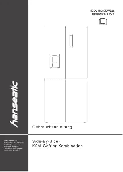 Hanseatic HCDB18080DWDBI