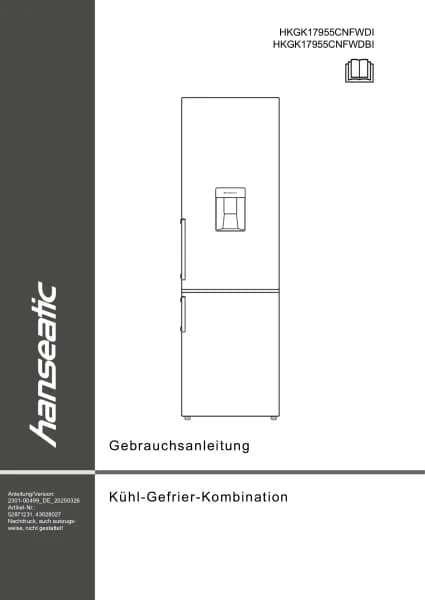 Hanseatic HKGK17955CNFWDBI