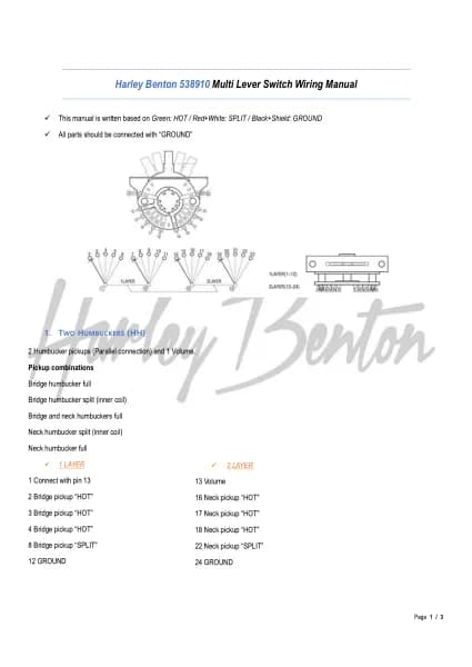 Harley Benton 538910