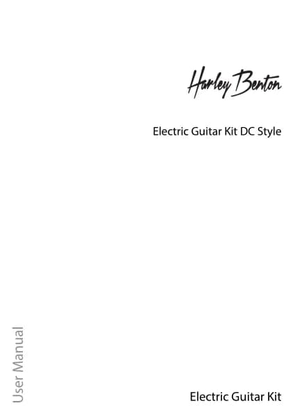 Harley Benton Electric Guitar Kit DC Style
