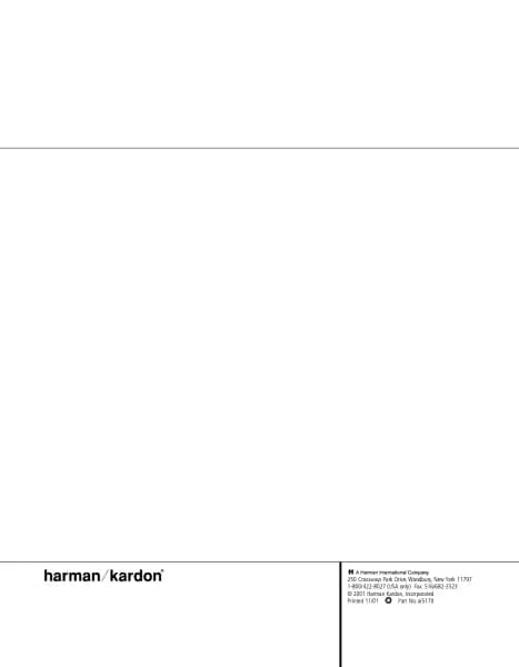 Harman Kardon HKTS 10