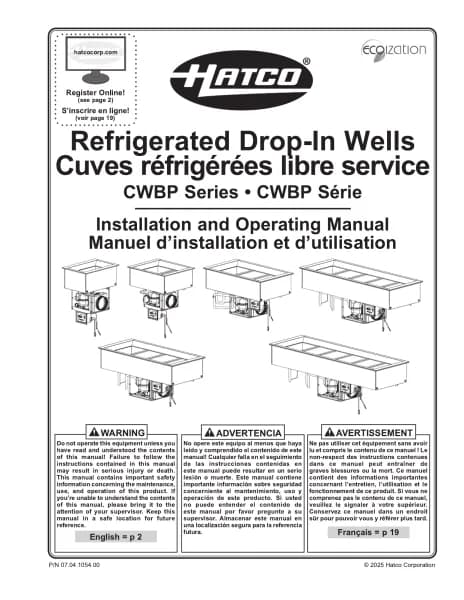 Hatco CWBP-1