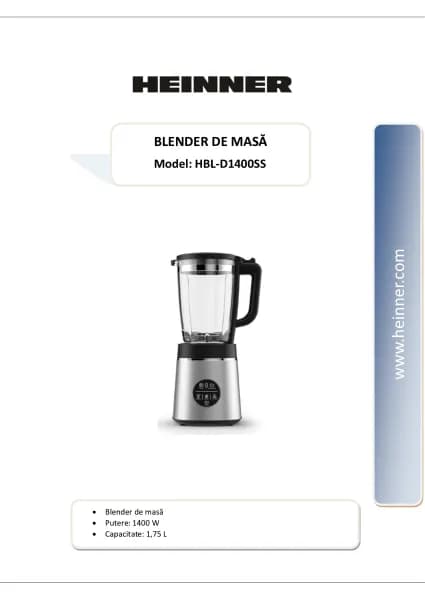 Heinner HBL-D1400SS