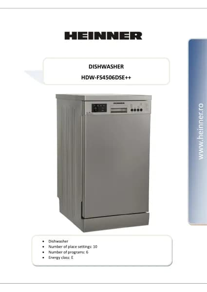 Heinner HDW-FS4506DSE++