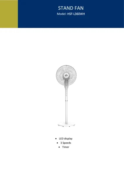 Heinner HSF-L360WH