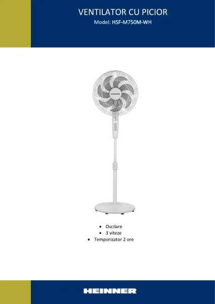 Heinner HSF-M750M-WH