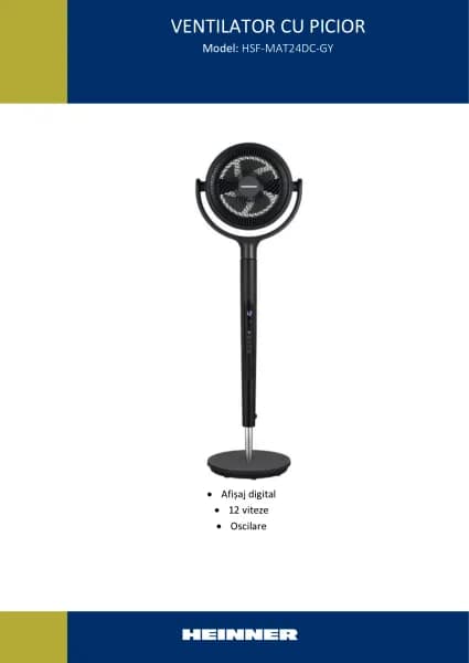 Heinner HSF-MAT24DC-GY