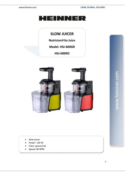 Heinner HSJ-600RD