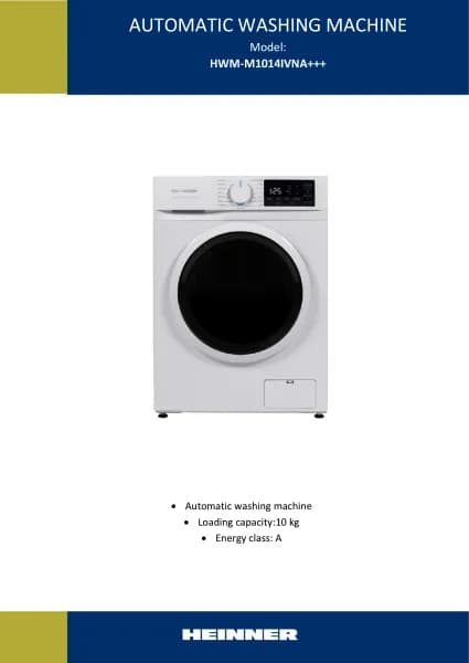 Heinner HWM-M1014IVNA+++