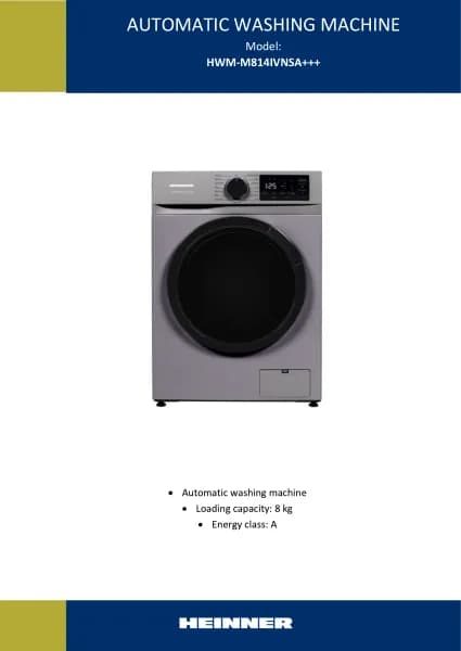 Heinner HWM-M814IVNSA+++