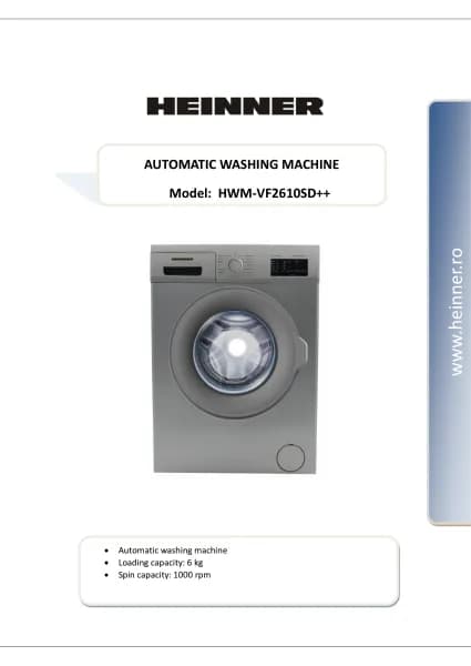 Heinner HWM-VF2610SD++