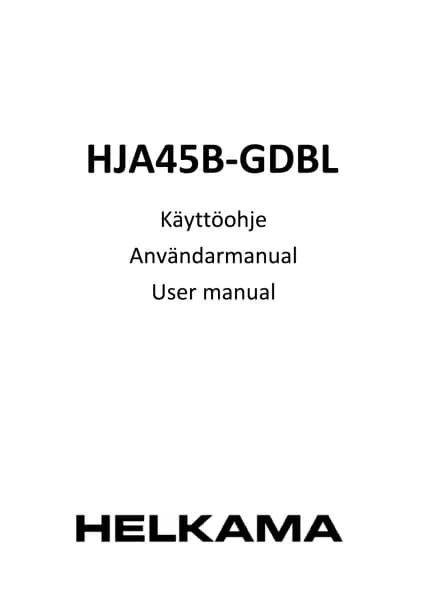 Helkama HJA45B-GDBL