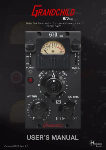 Heritage Audio Grandchild 670