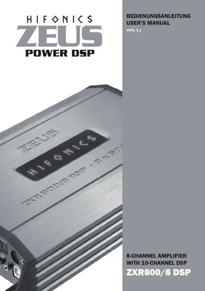 Hifonics Zeus Power ZXR800/8DSP