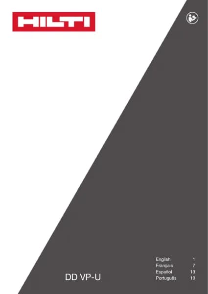 Hilti DD VP-U