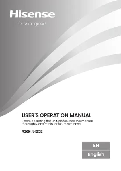 Hisense RS694N4BBE