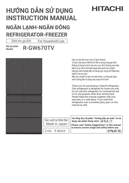 Hitachi R-GW670TV