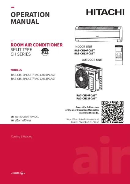 Hitachi RAK-QH24PCBST